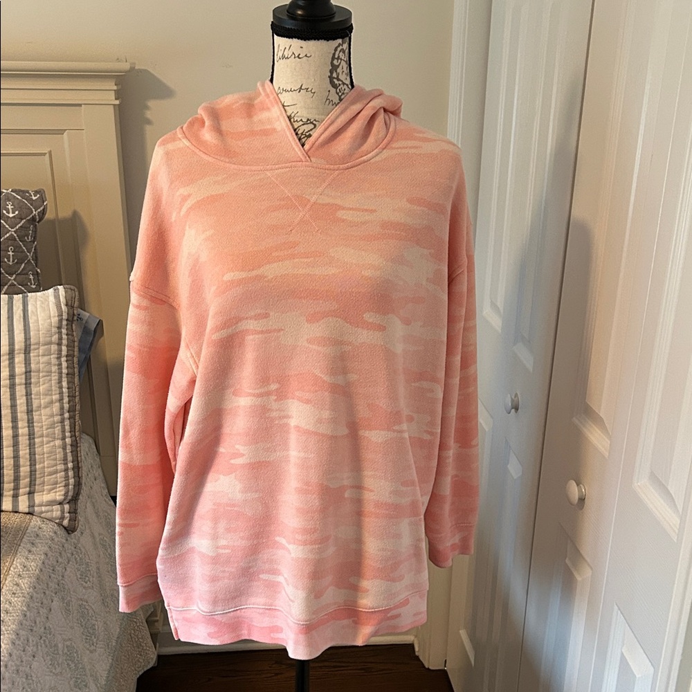 Style & Co. Pink Camouflage Hoodie